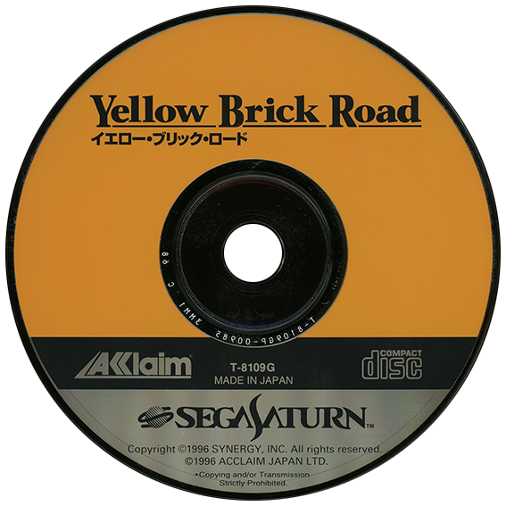 Yellow Brick Road box art for Sega Saturn